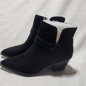 ankle boots size 9 black unknown brand